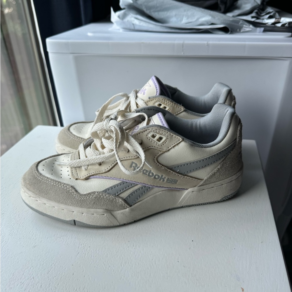 Reebok BB4000 White Purple Oasis Women’s 6